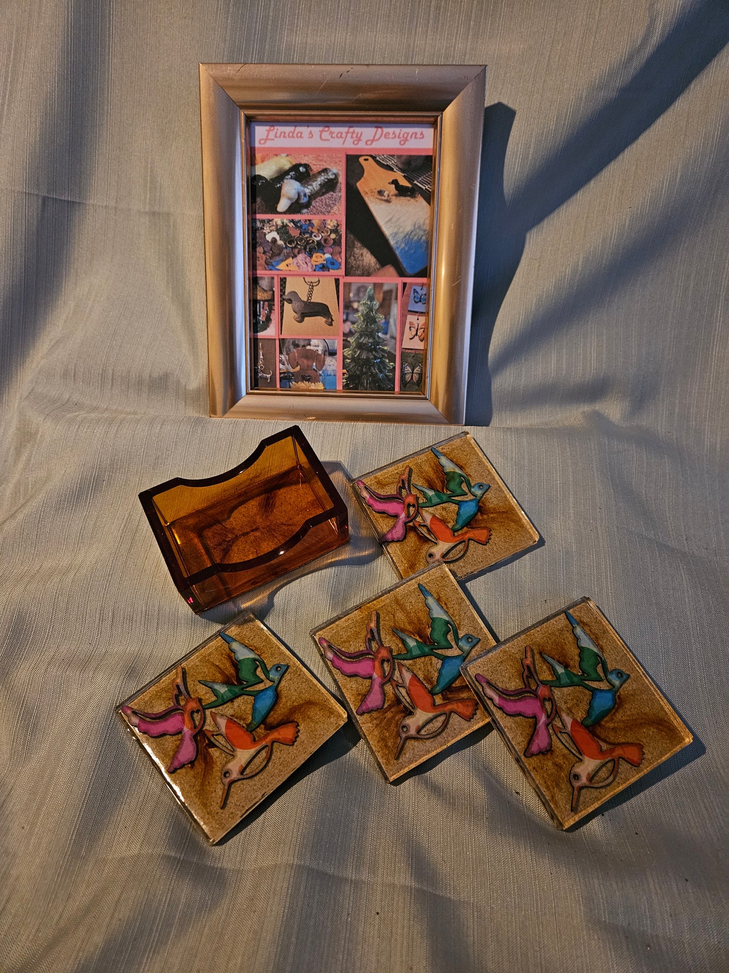Resin Coasters - Birds (Square) #916