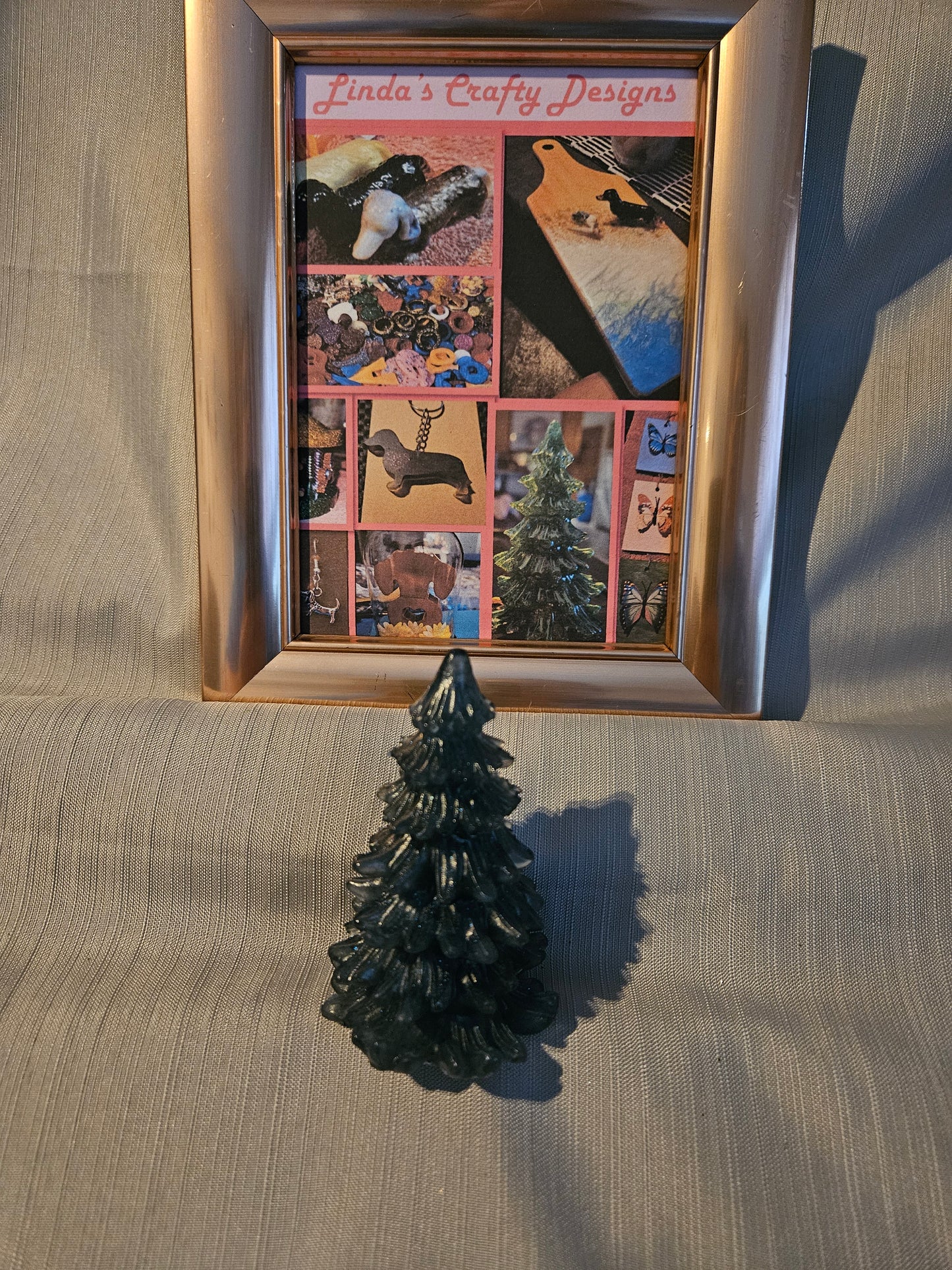 Resin Holiday Tree - Smoky Grey #915