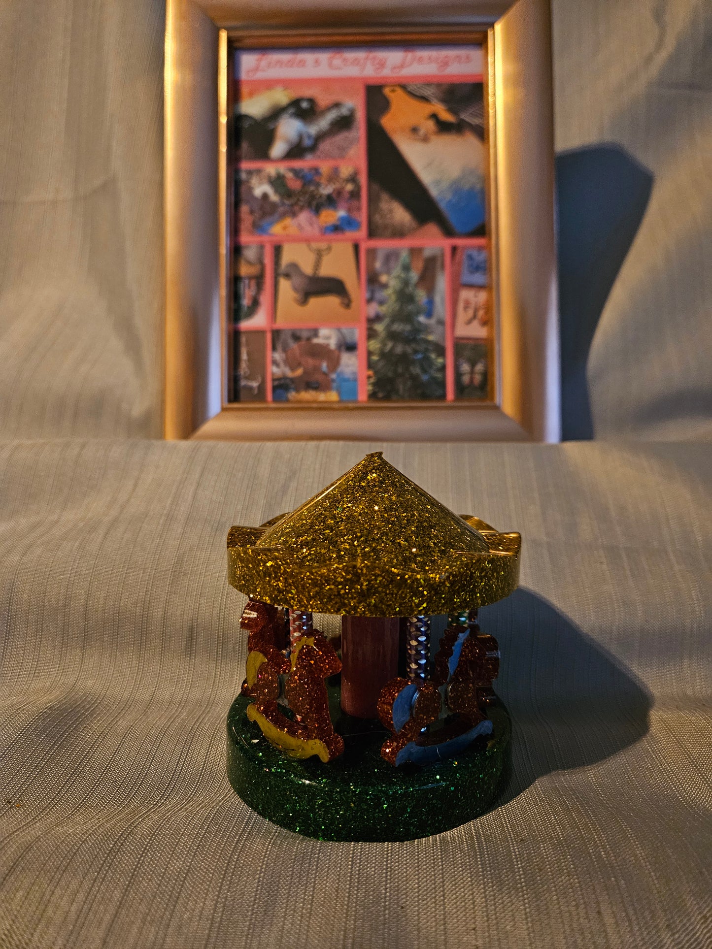 Resin Figurine - Carousel of Colors #922