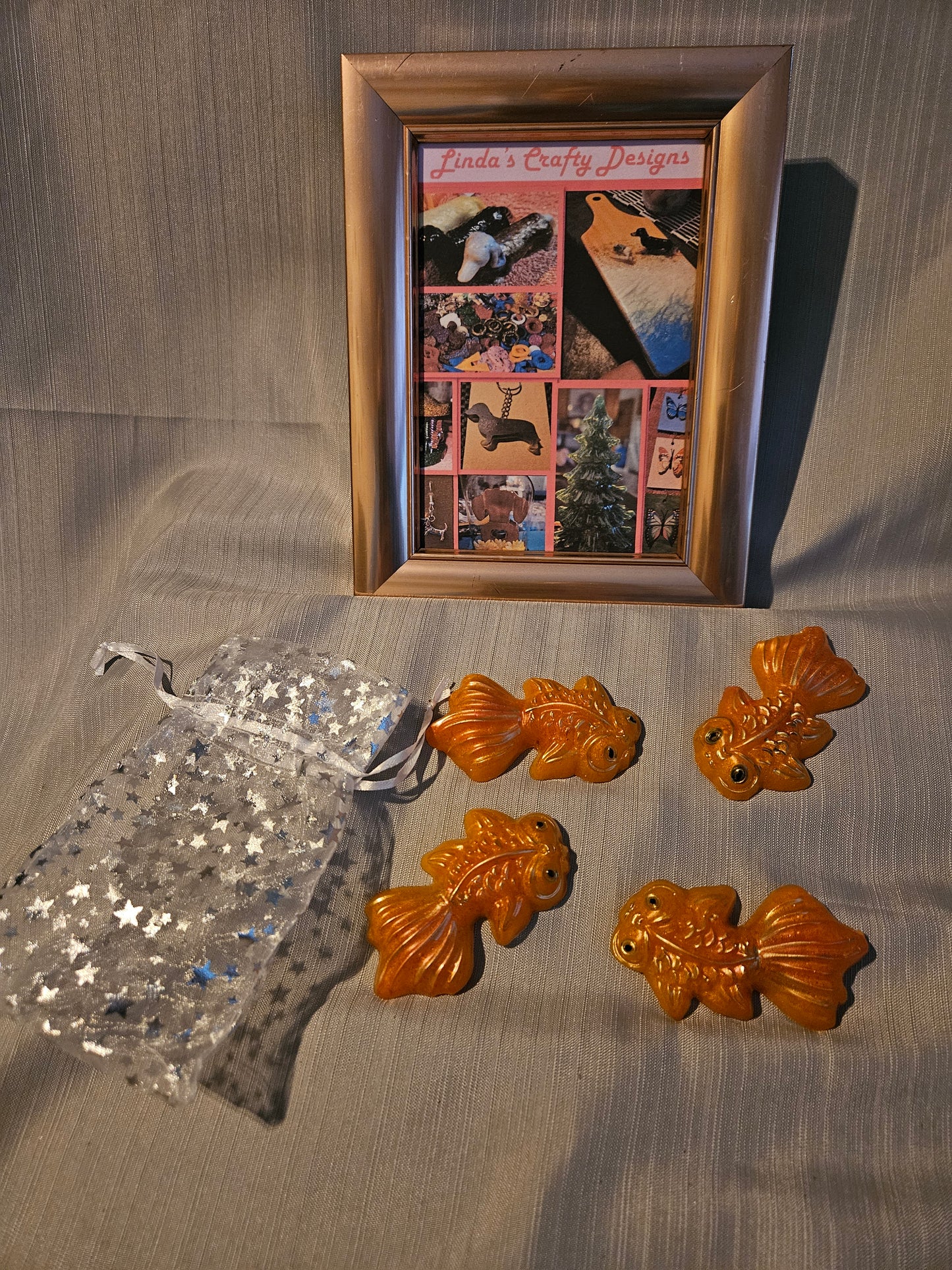 Resin Magnets - Goldfish #112