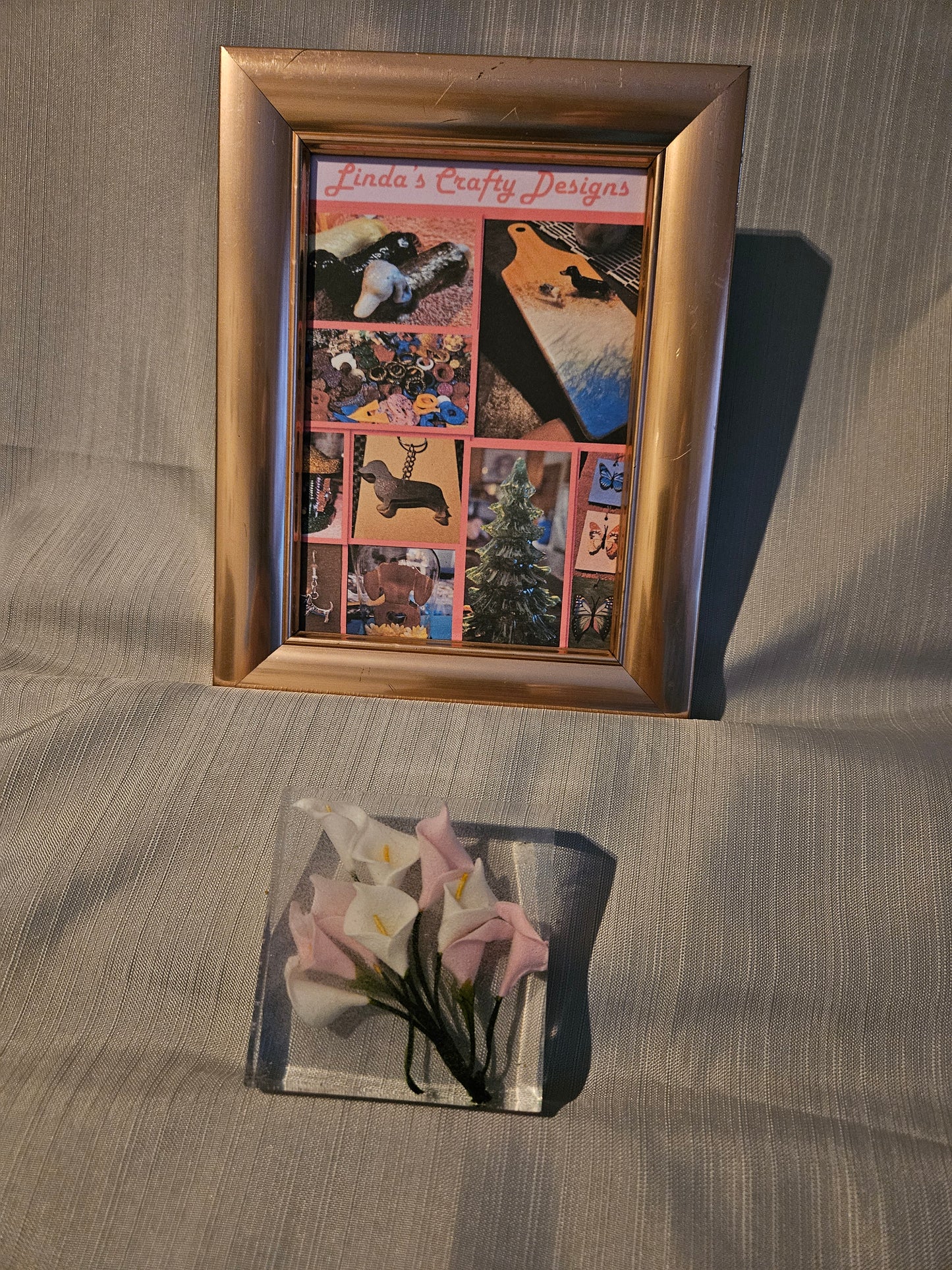 Resin Paperweight - Lilies #838
