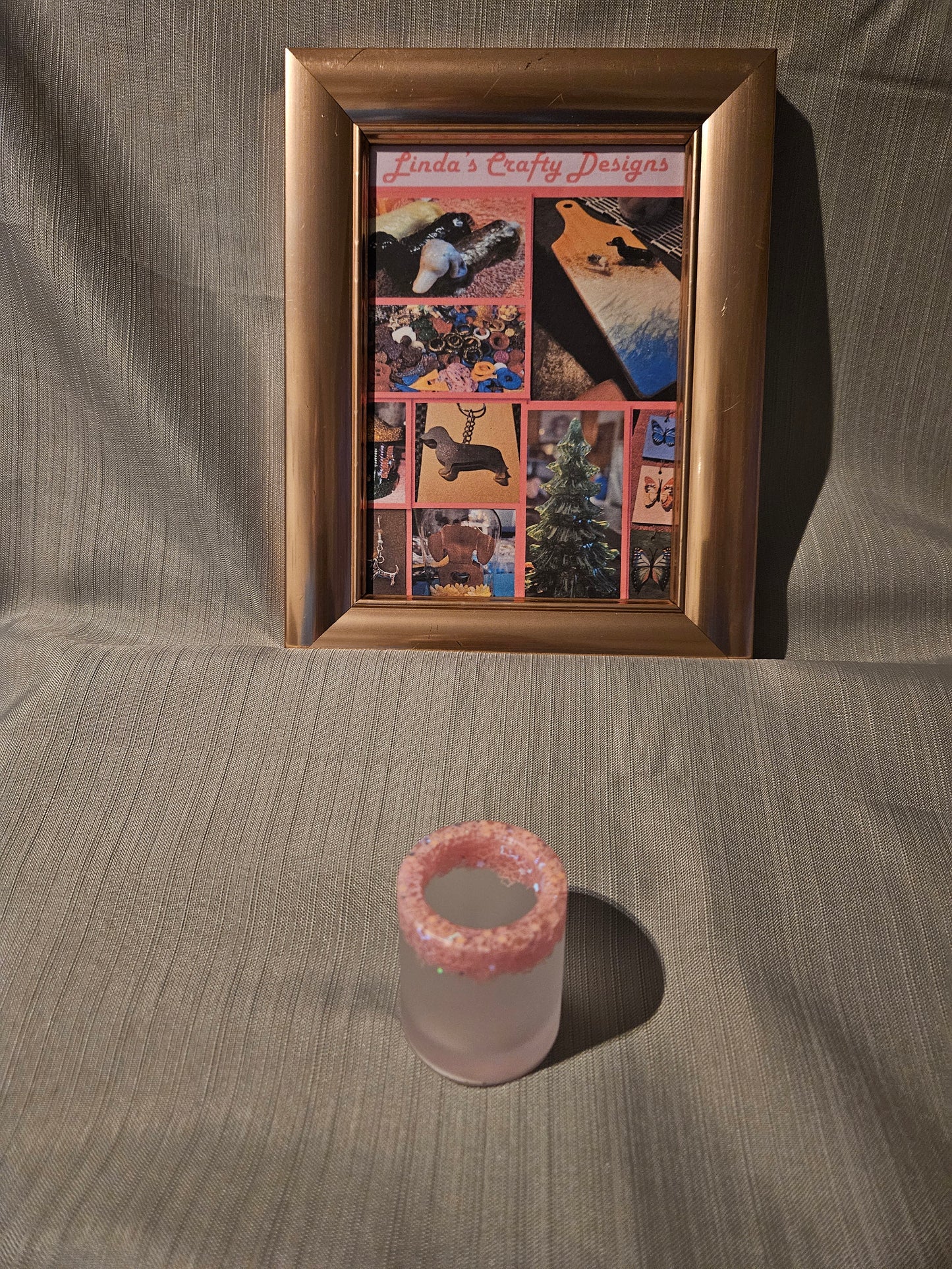Resin Shot Glass - Pink Stars #848