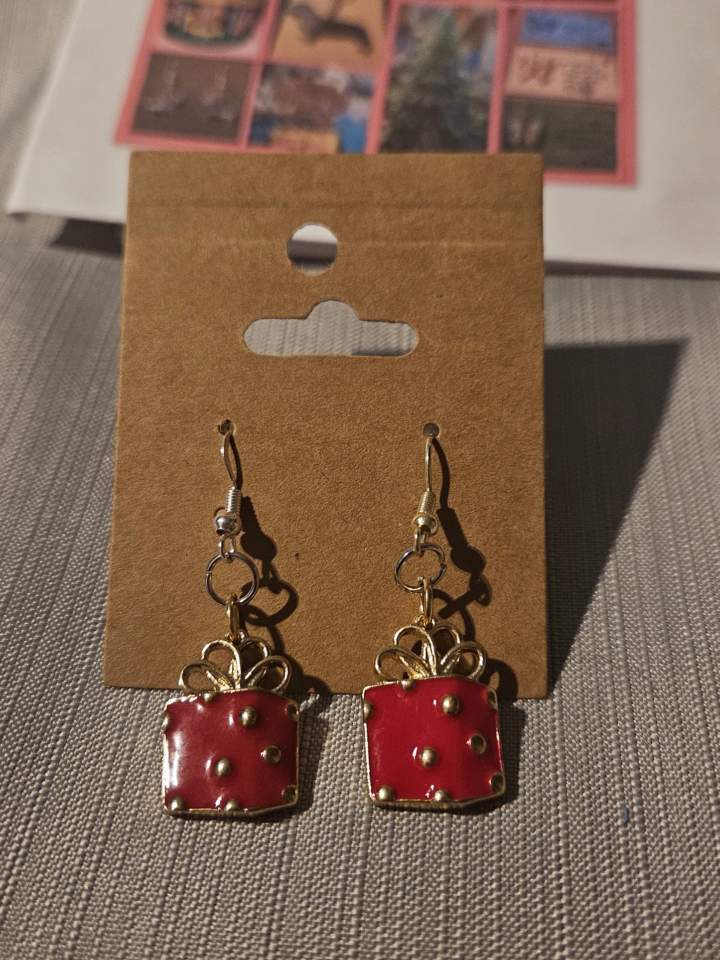 Metal Earrings (Hook) - Holiday Presents #623
