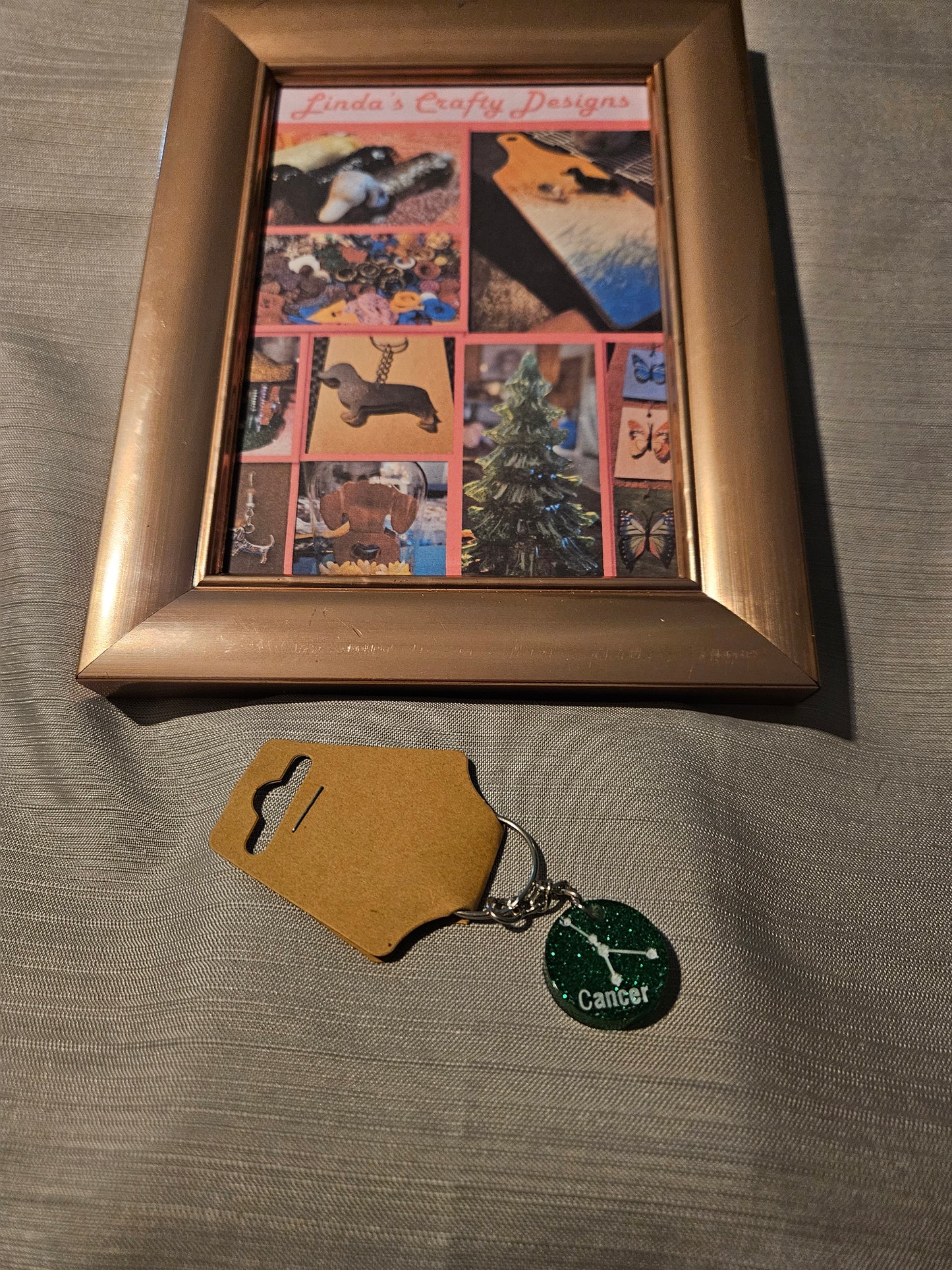 Resin Keychain - Astrological Sign - Cancer #144