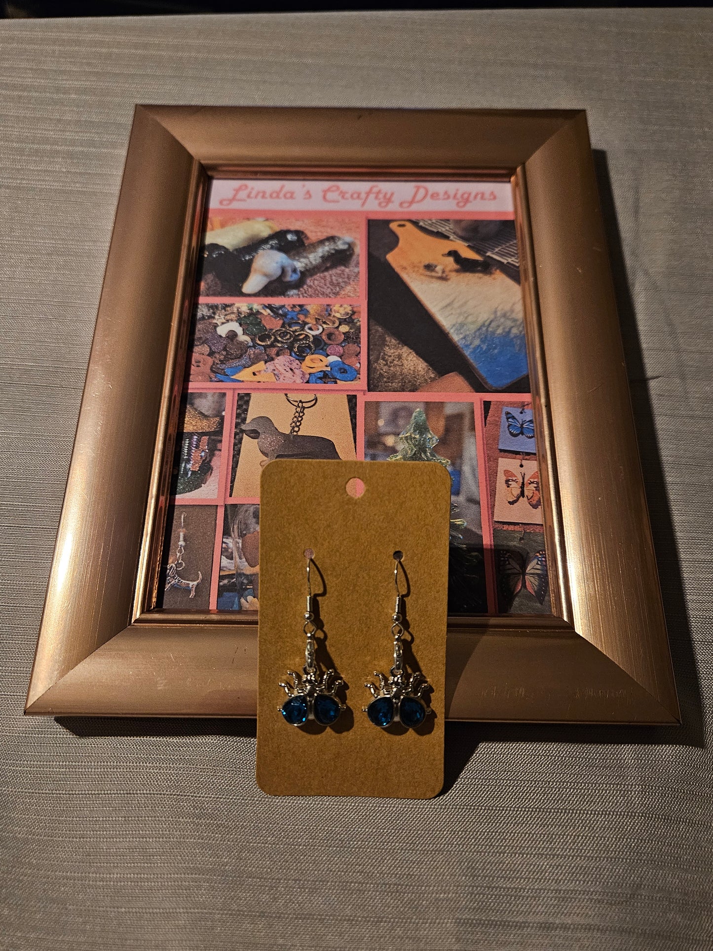 Metal Earrings (Hook) - Beetles #305
