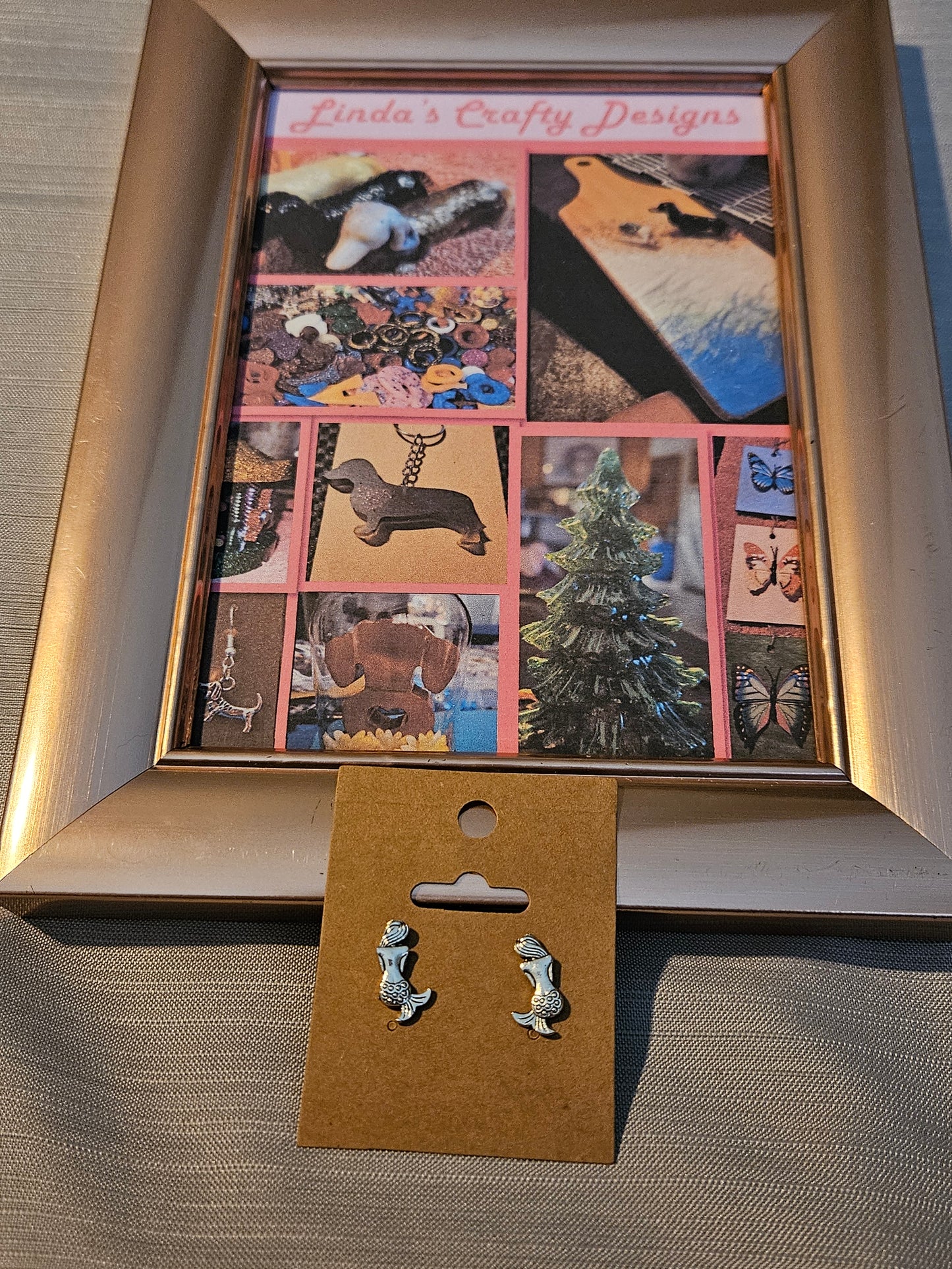 Metal Earrings (Posts) - Mermaids #433