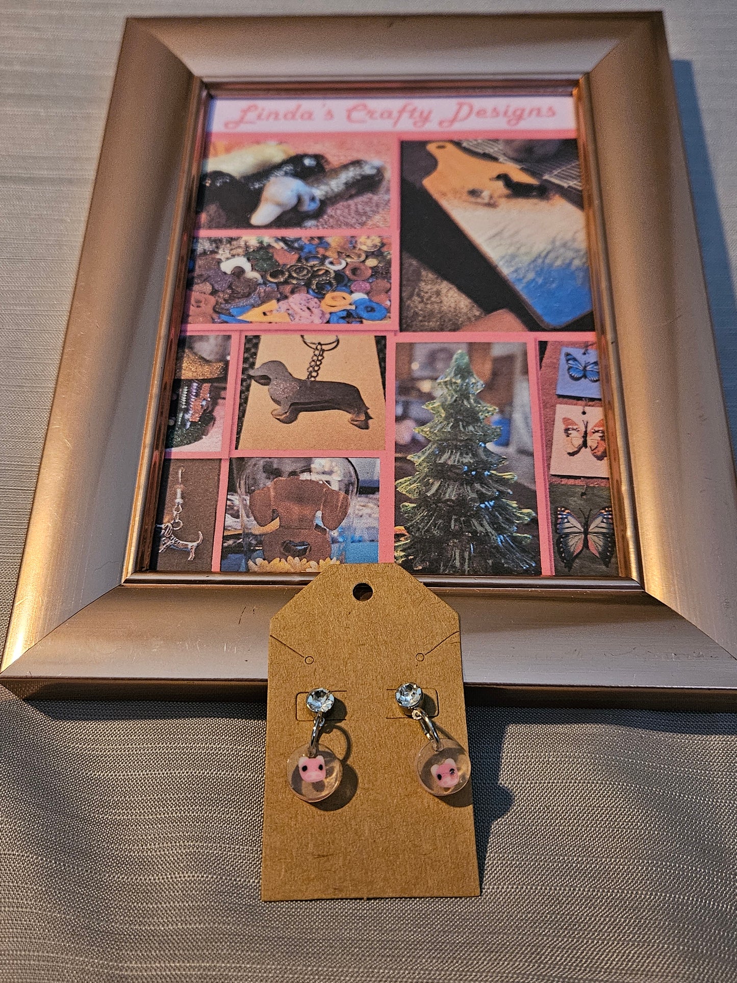 Resin/Metal Earrings (Posts) - Animal Cuteness #398