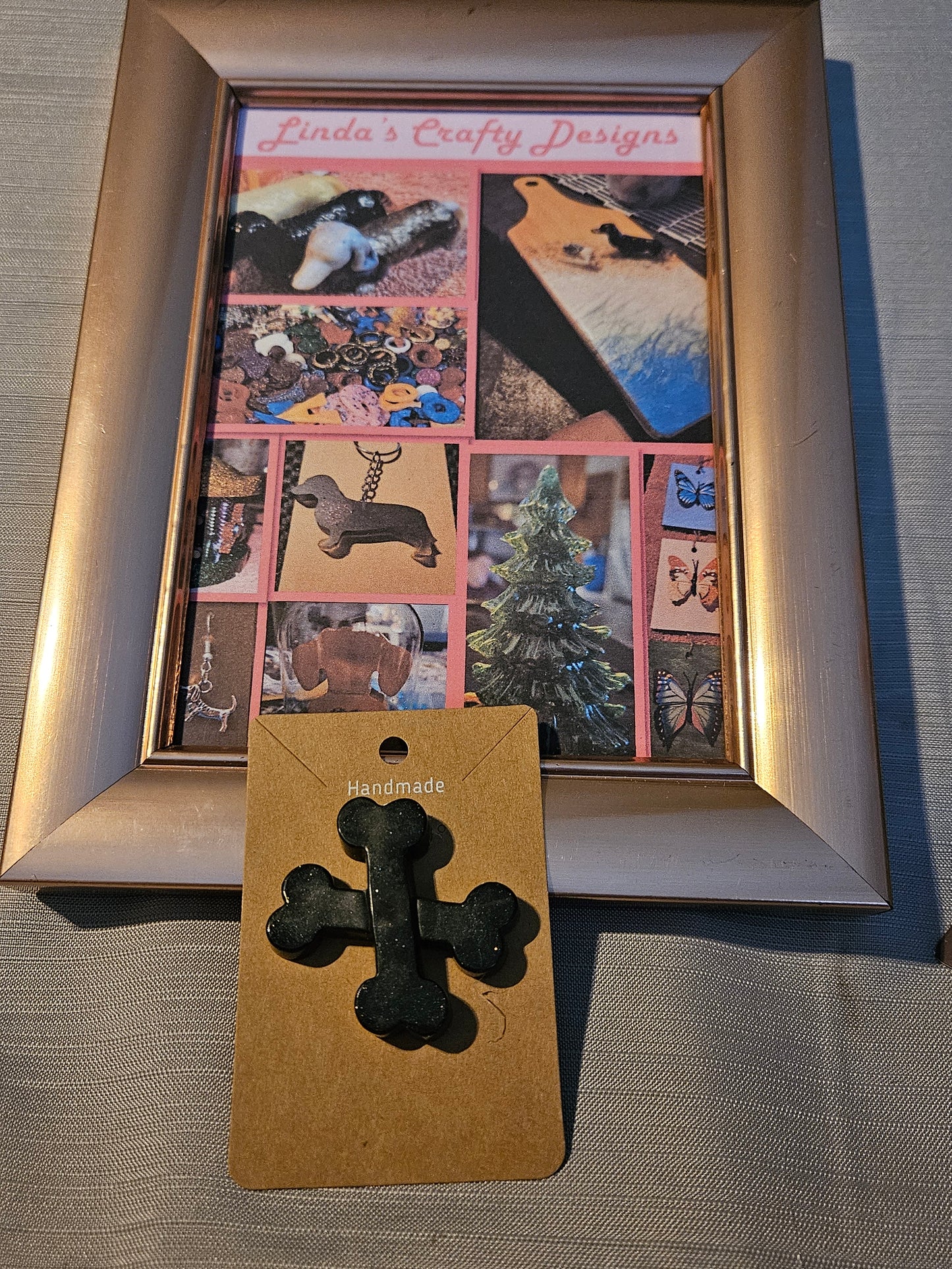 Resin Pin - Black Bones #832