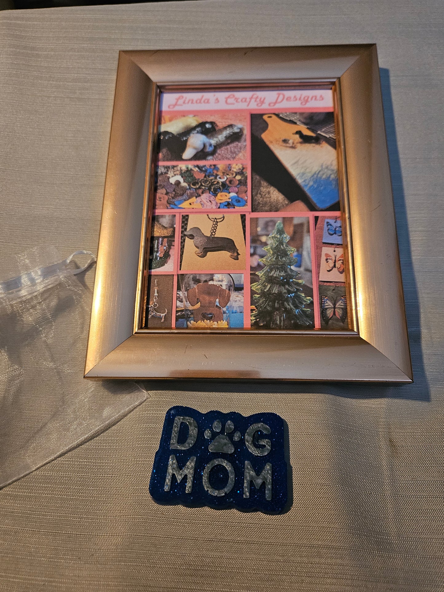 Resin Magnet - Dog Mom #829