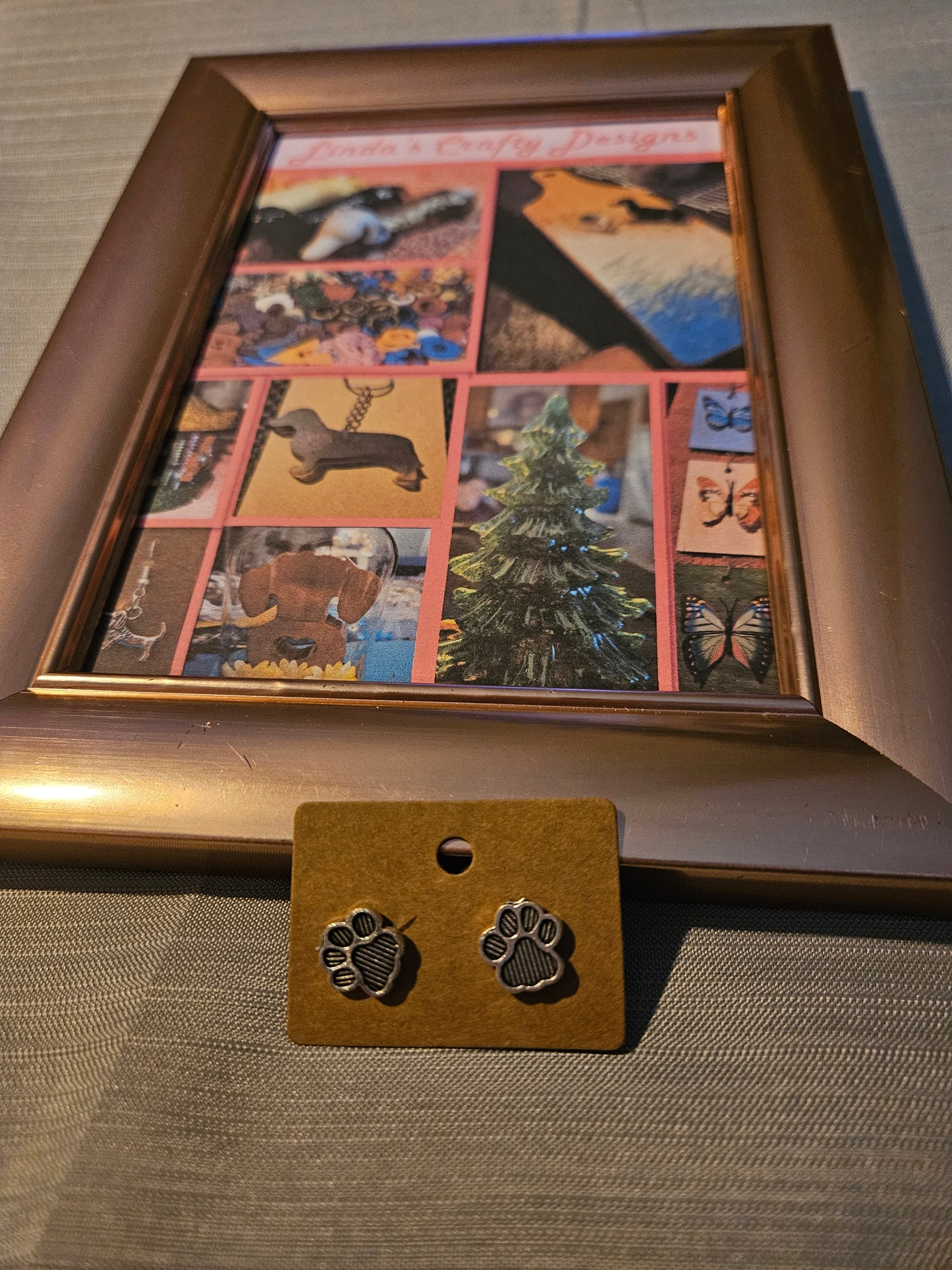Metal Earrings (Posts) - Designer Paws #1092