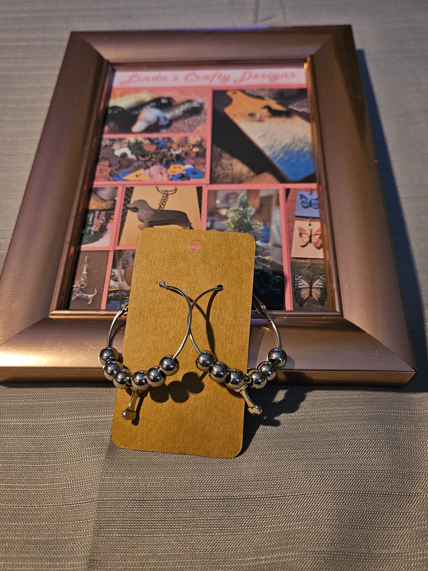 Metal Earrings (Hoops) - Doggy Bones #1097