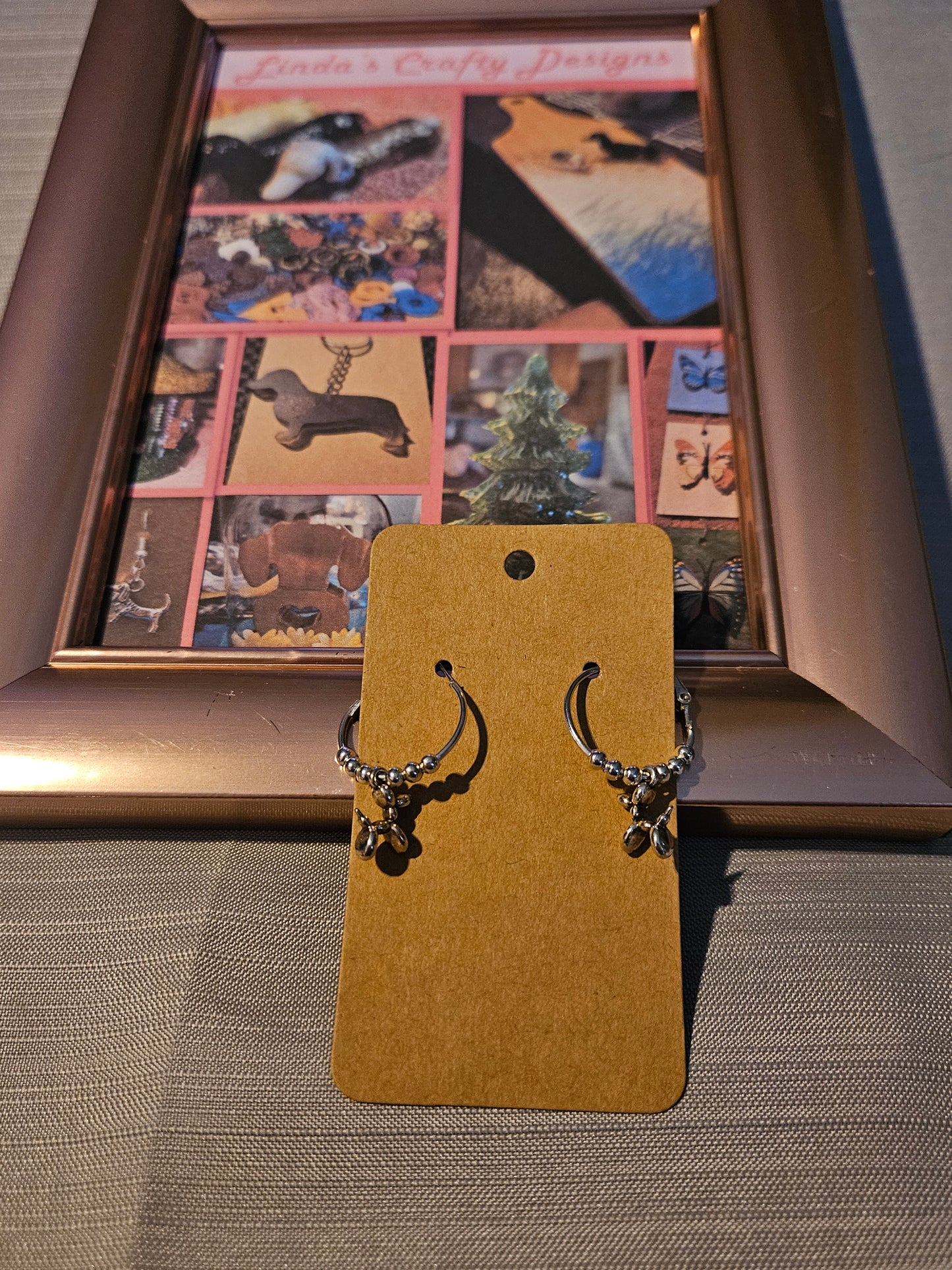 Metal Earrings (Hoops) - Balloon Weens #1099