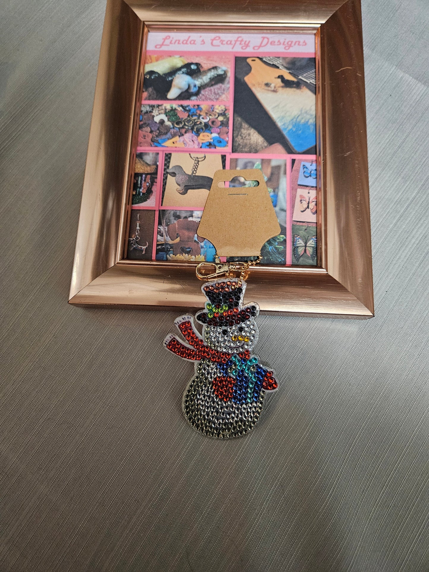 Diamond Art Ornament - Snowman #481
