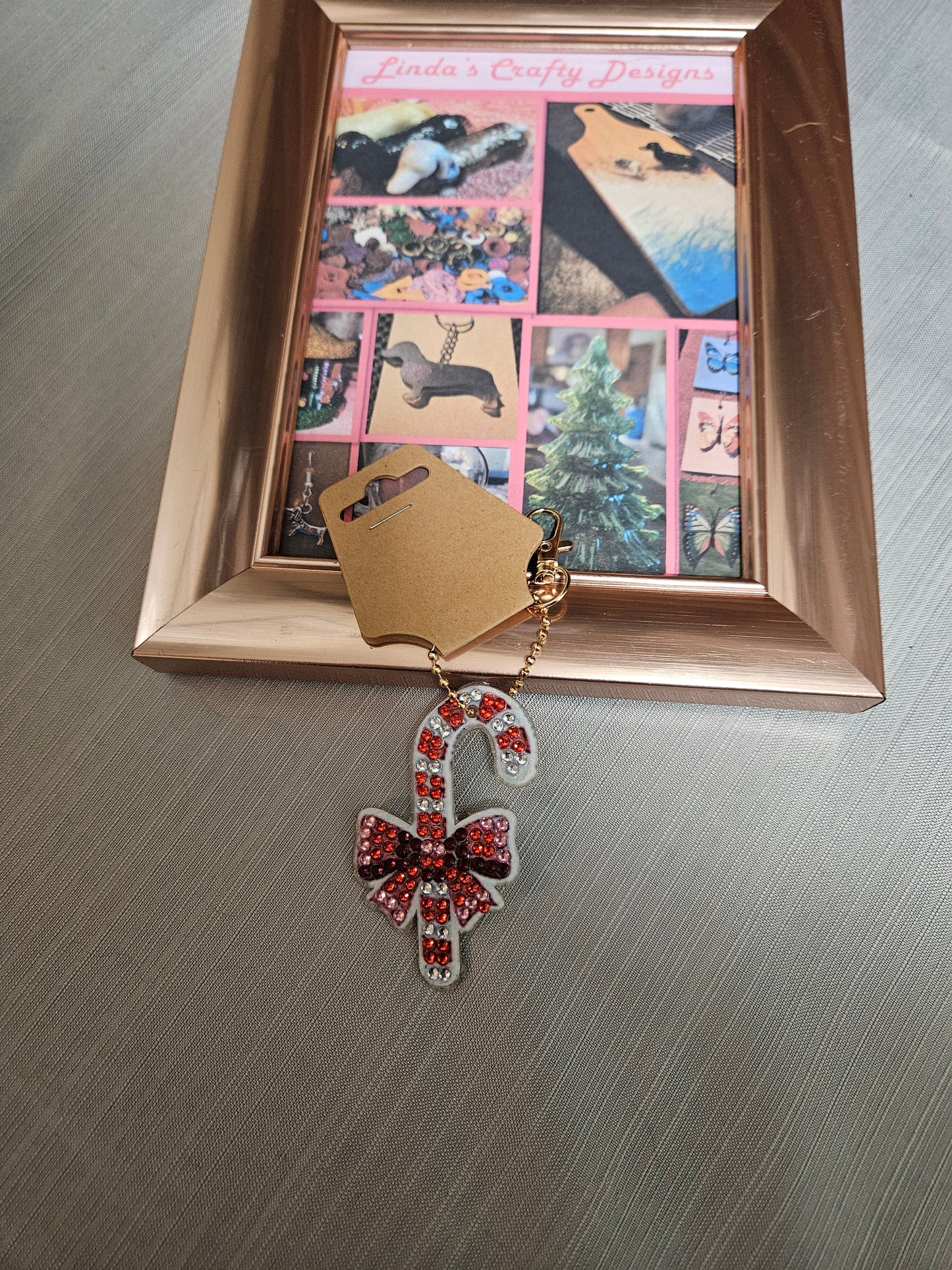 Diamond Art Ornament - Candy Cane #468