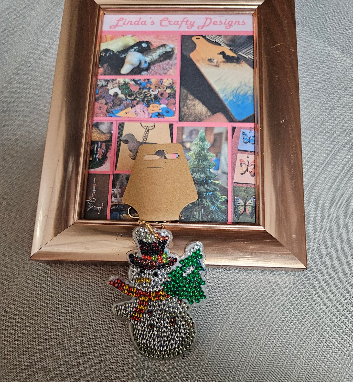 Diamond Art Ornament - Snowman #474