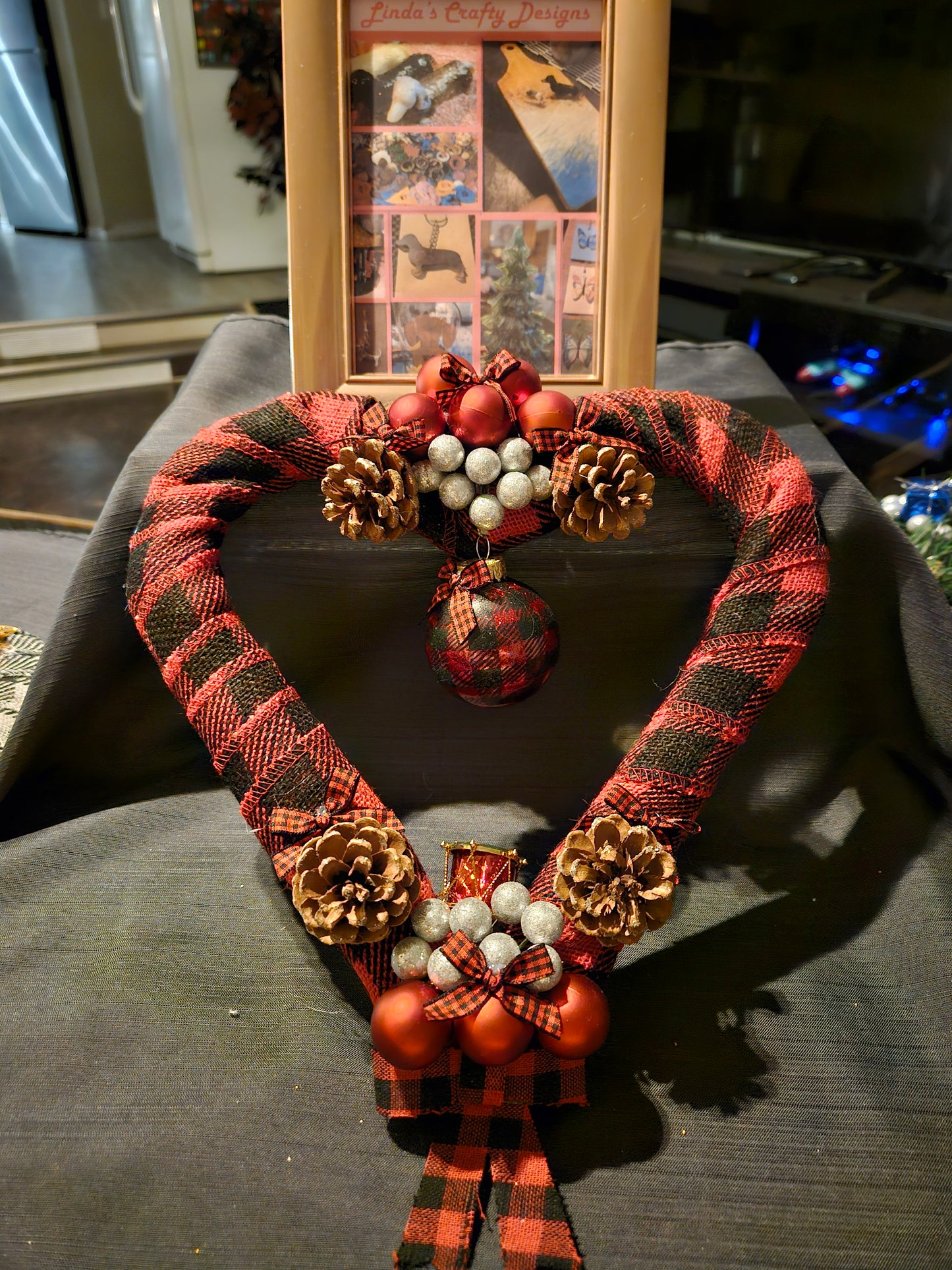 Holiday Heart Wreath #1224