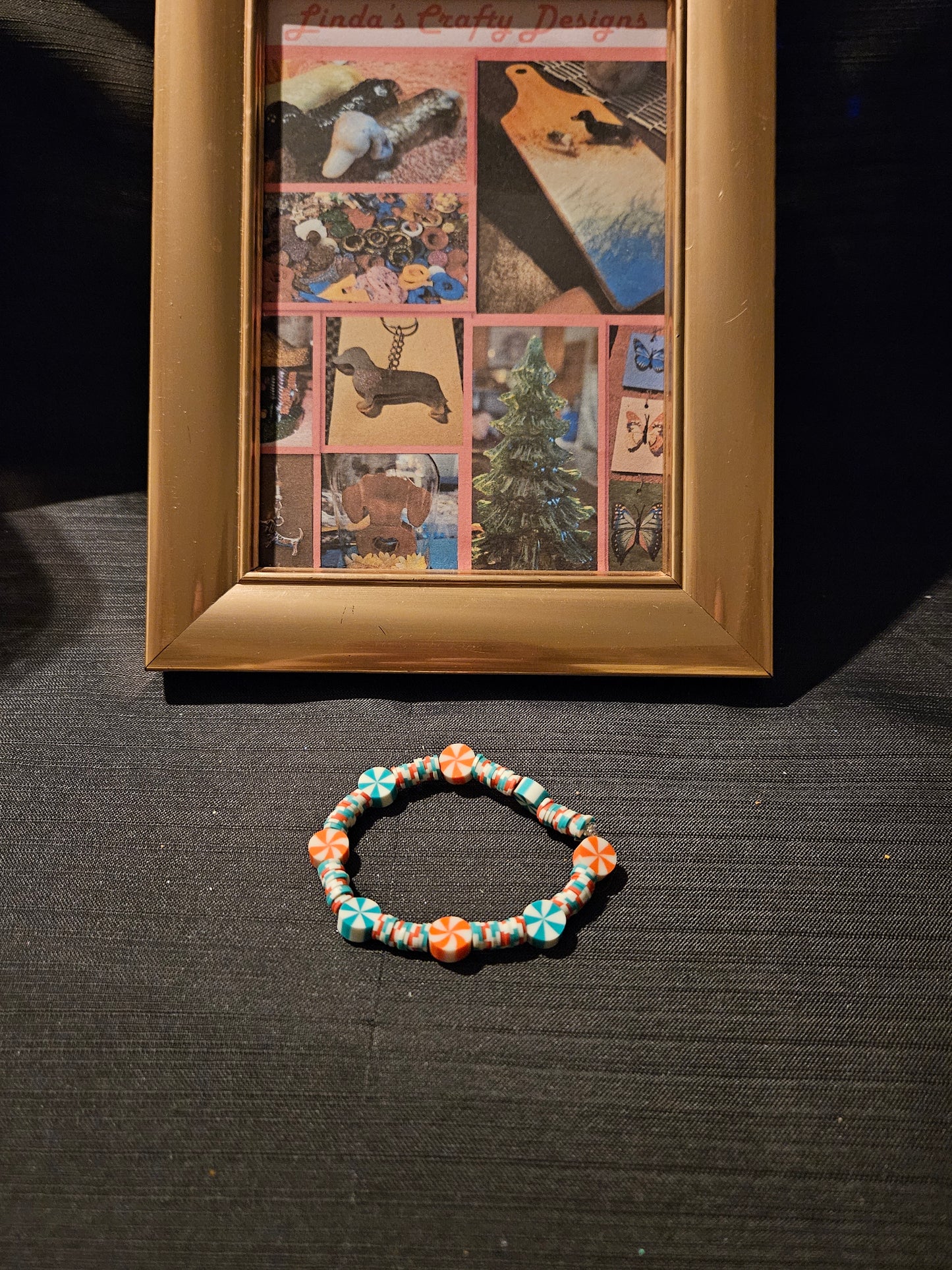 Holiday Rubber Beads Bracelet - Candies #1235