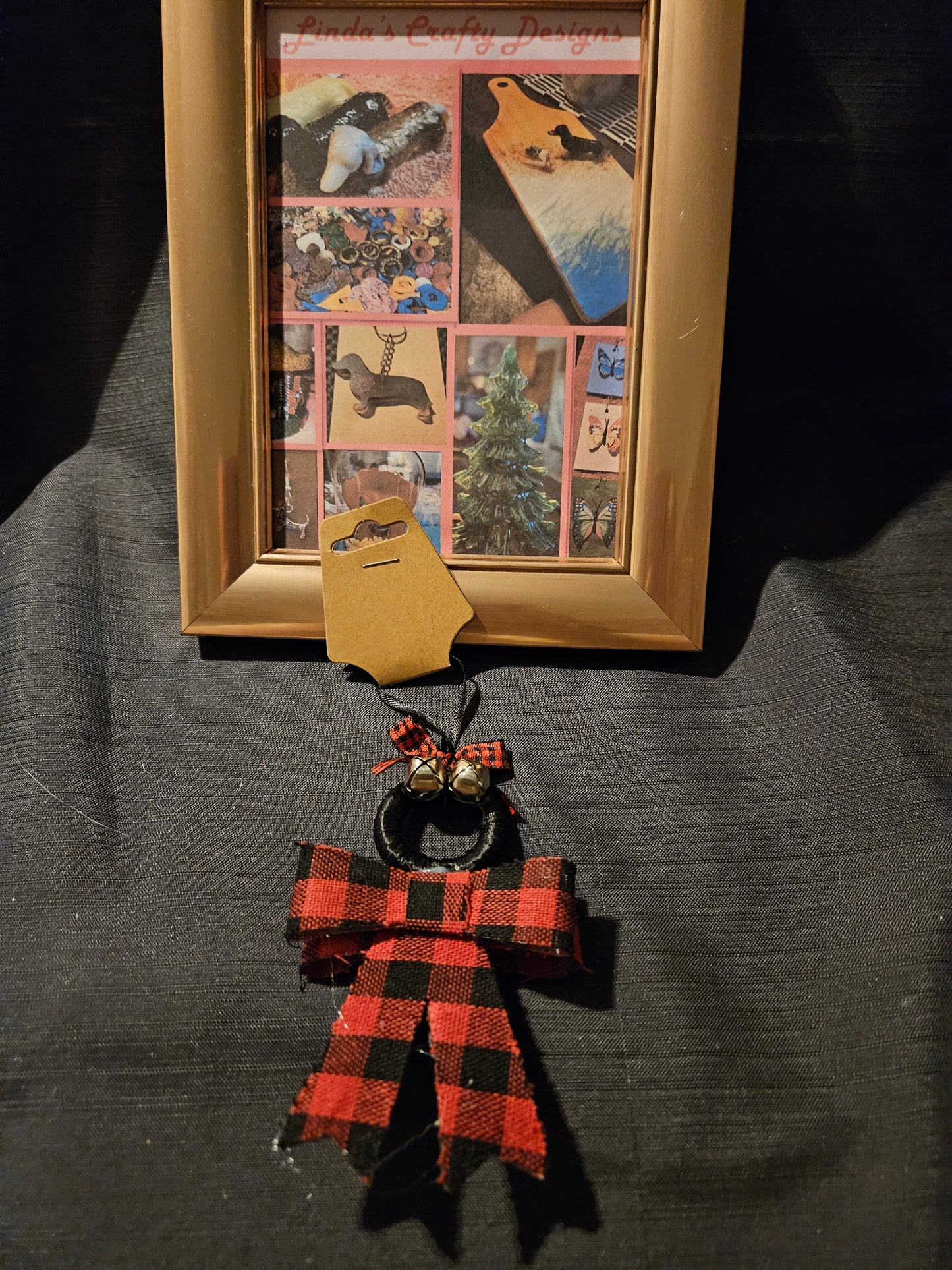 Holiday Ornament - Bow Man Red 2 #1253