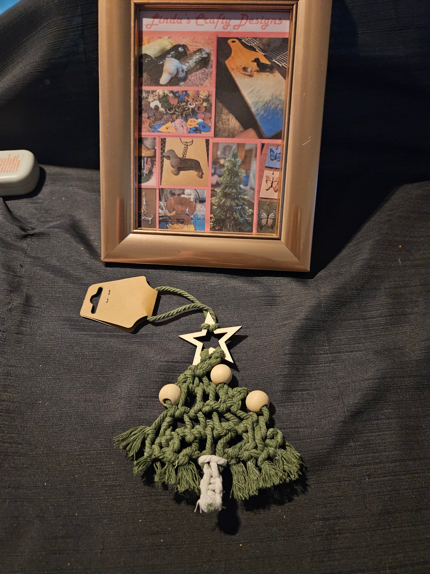 Holiday Ornament - Macrame Tree #1366