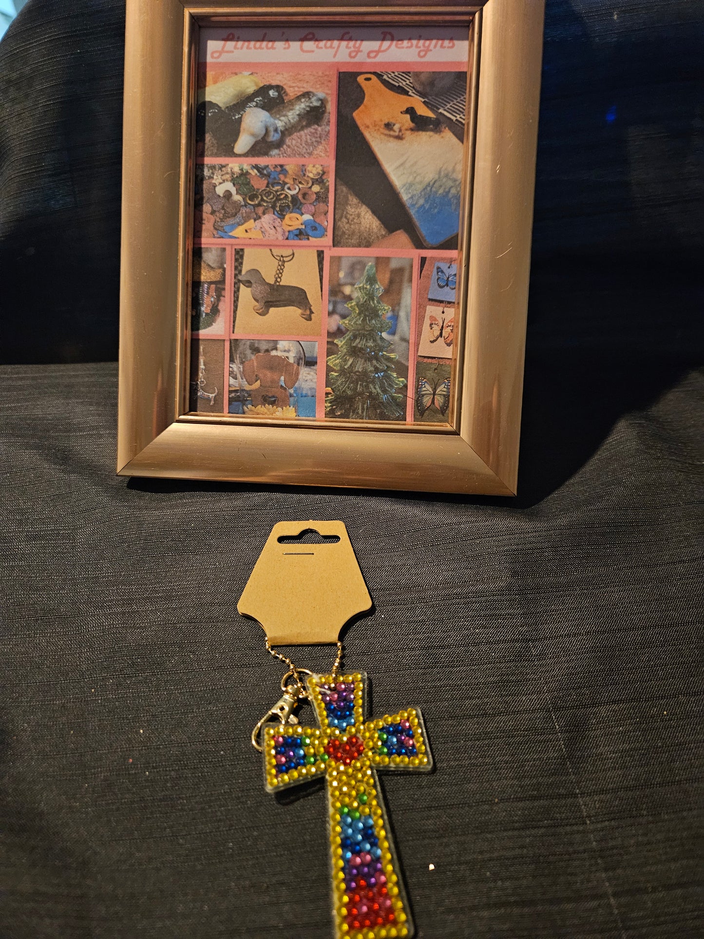 Holiday Ornament - Diamond Art Cross 9 #1386