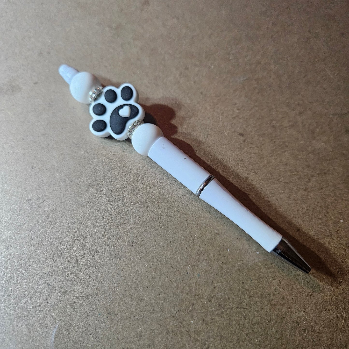 Paw Print Pen - White and Black - #1415