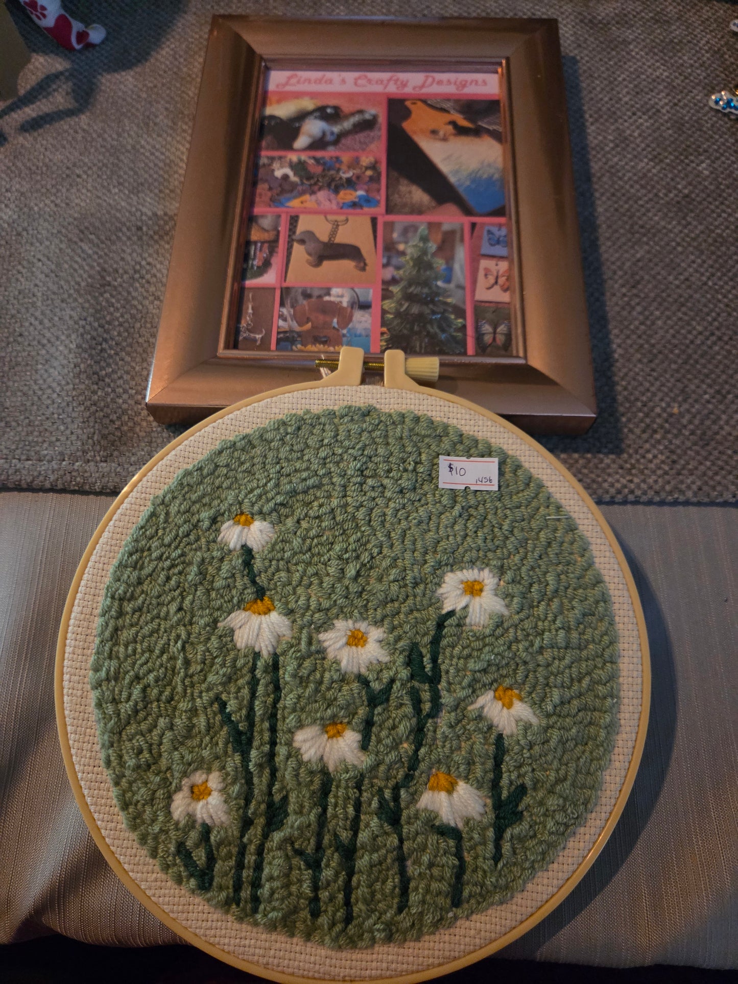 Wool Art - Flowers in Field #1456