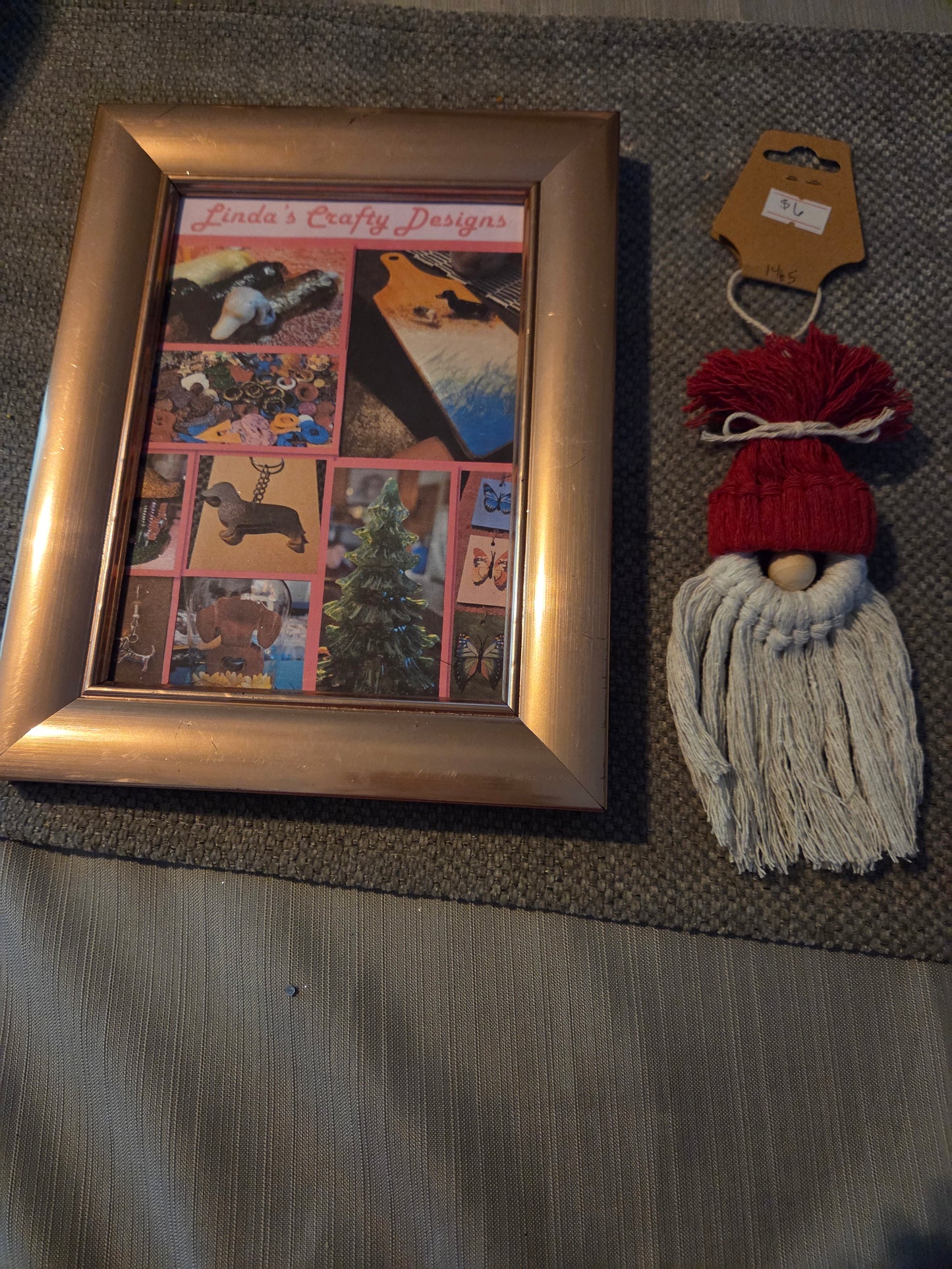 Holiday Wool Ornament - Gnome Red #1463, 1464, 1465