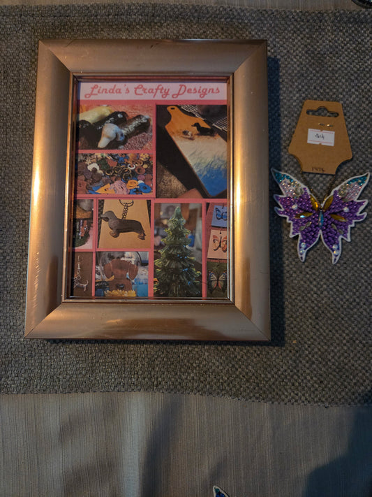 Diamond Art Ornament/Keychain - Butterfly 1 #1474