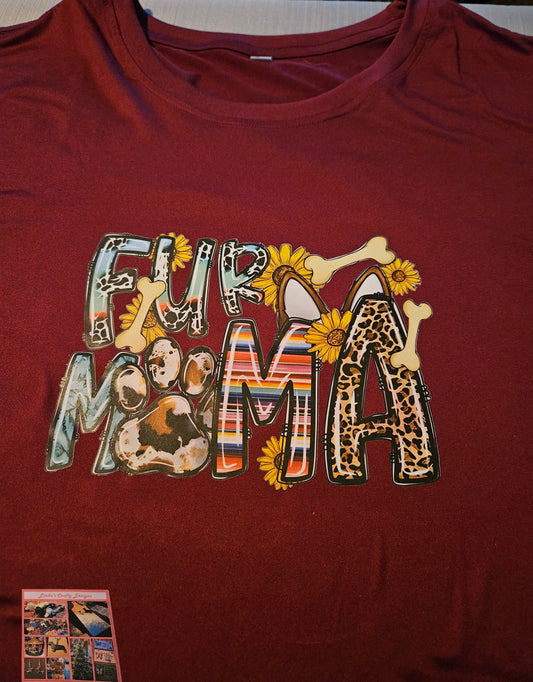 T-Shirt - Fur Mama - 3XL #1033