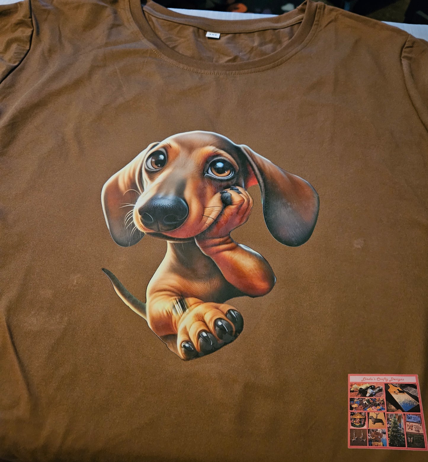 T-Shirt - Smiling Dachshund - 3XL #1031