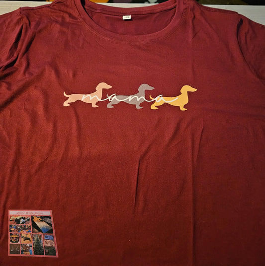 T-Shirt - Dachshund Mama - 2XL #1040