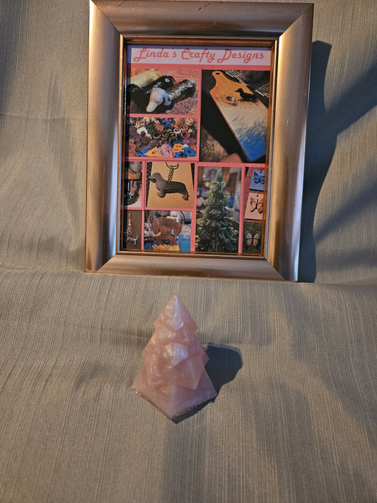 Resin Holiday Tree - Pink #912
