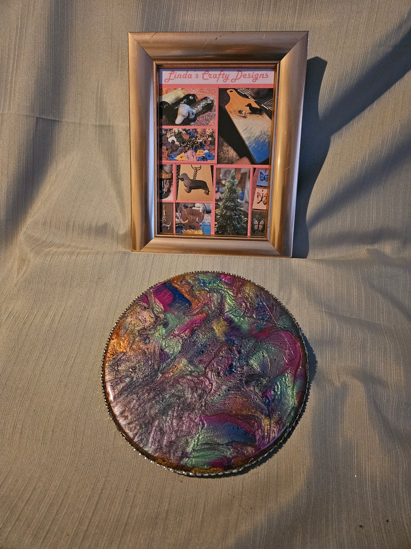 Wood and Resin Hotplate - Swirls #929