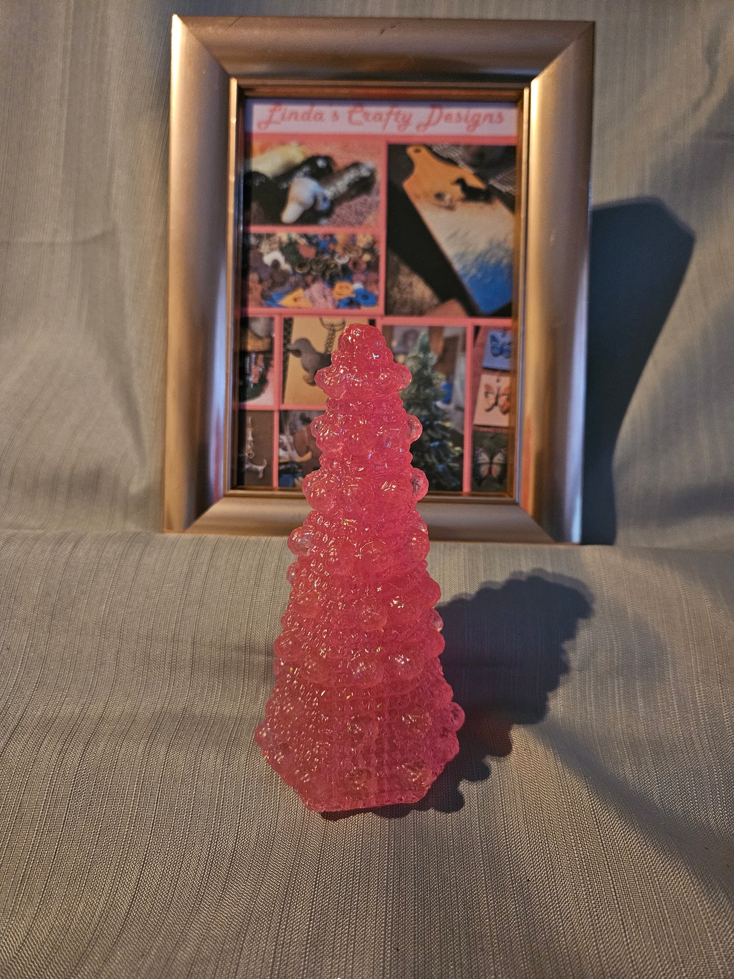 Resin Holiday Tree - Pink #913