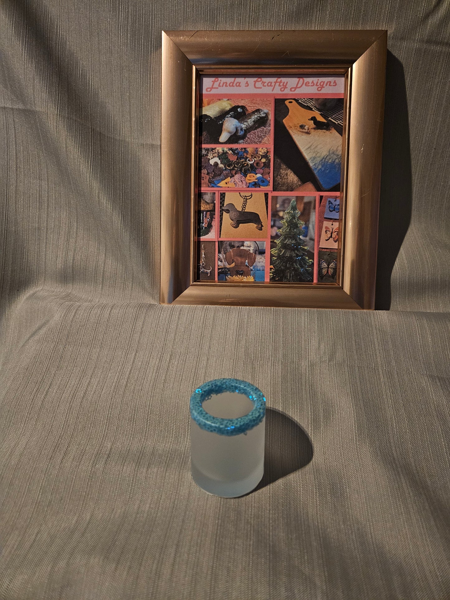 Resin Shot Glass - Blue Stars #843