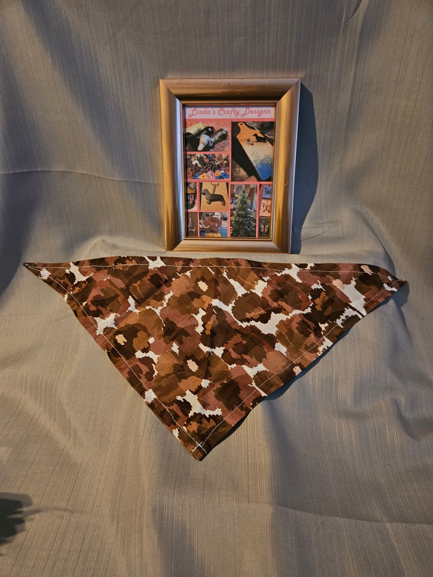 Dog Bandana - Camouflage #1007. 1008