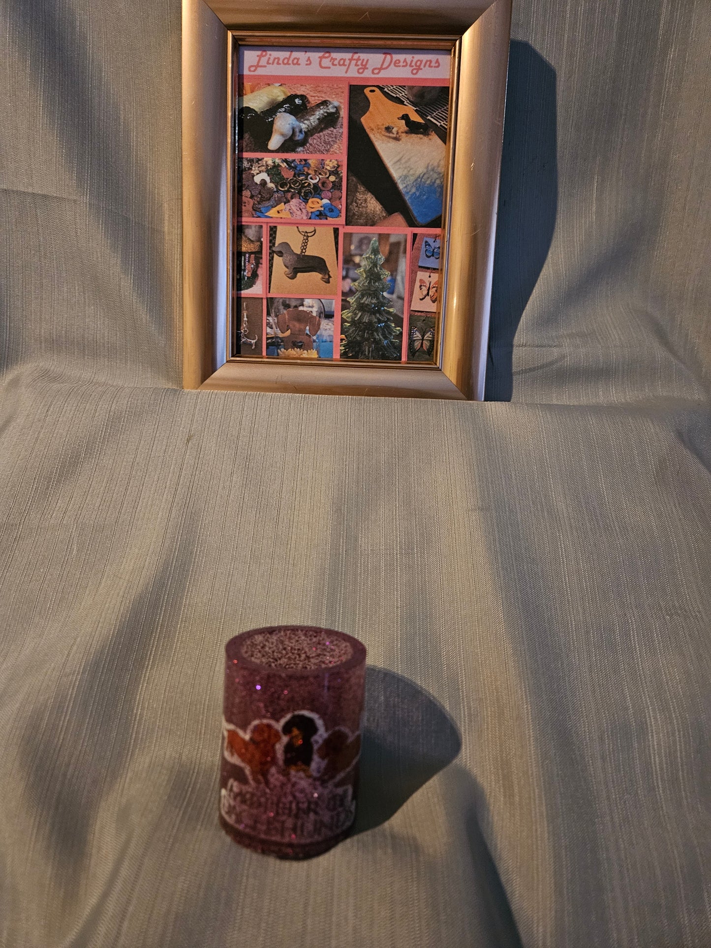 Resin Cup - Dachshund Stationary Cup #970