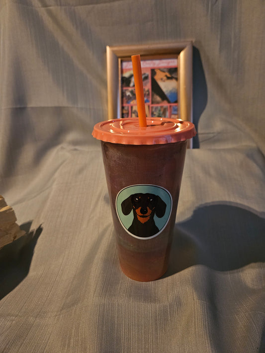 Plastic/Resin Tumbler - Dachshund #939