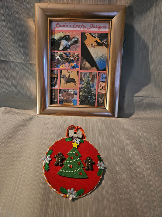 Wood Ornament - Holiday Tree #521