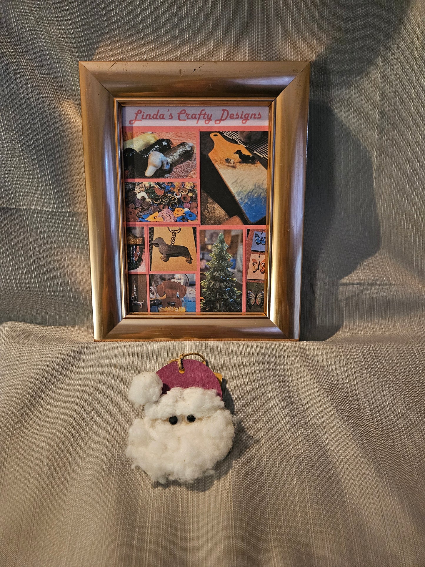 Wood Ornament - Santa Head $524. 525