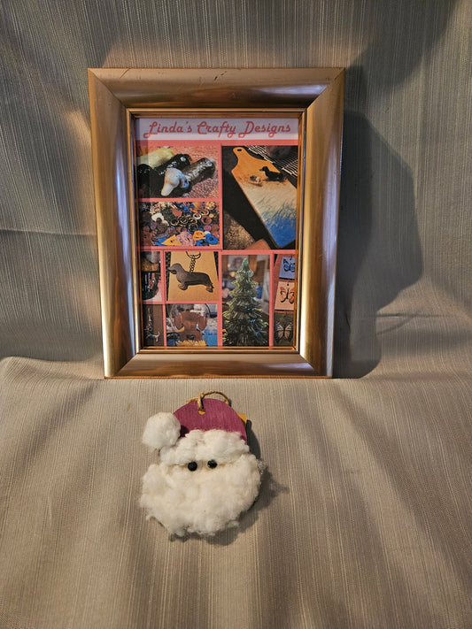 Wood Ornament - Santa Head $524. 525
