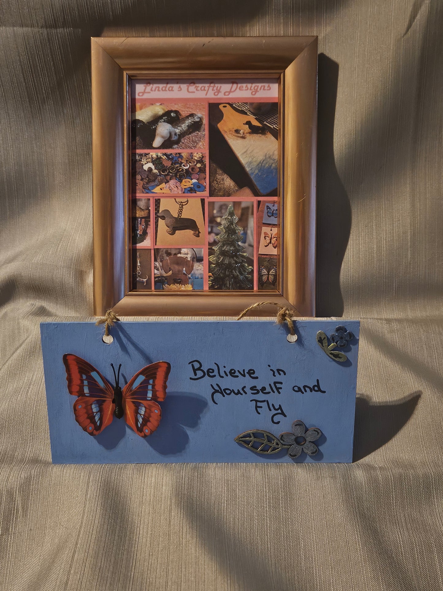 Wood Sign - Believe in Yourself and Fly #456