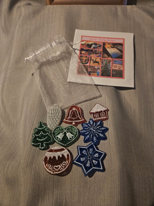 Resin Magnets - Holiday 8 Pack #459
