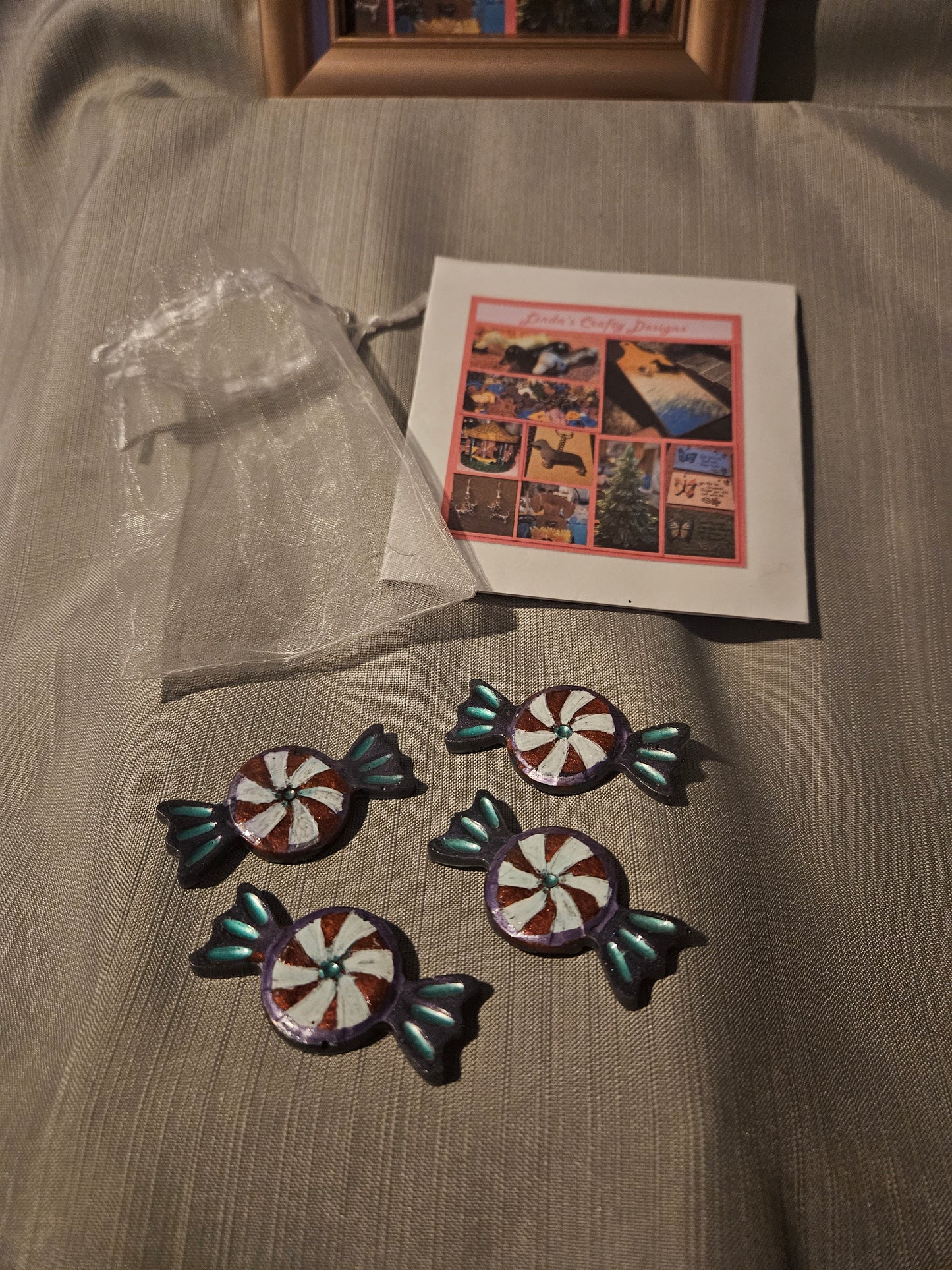 Resin Magnets - Holiday Candy 4 Pack #458