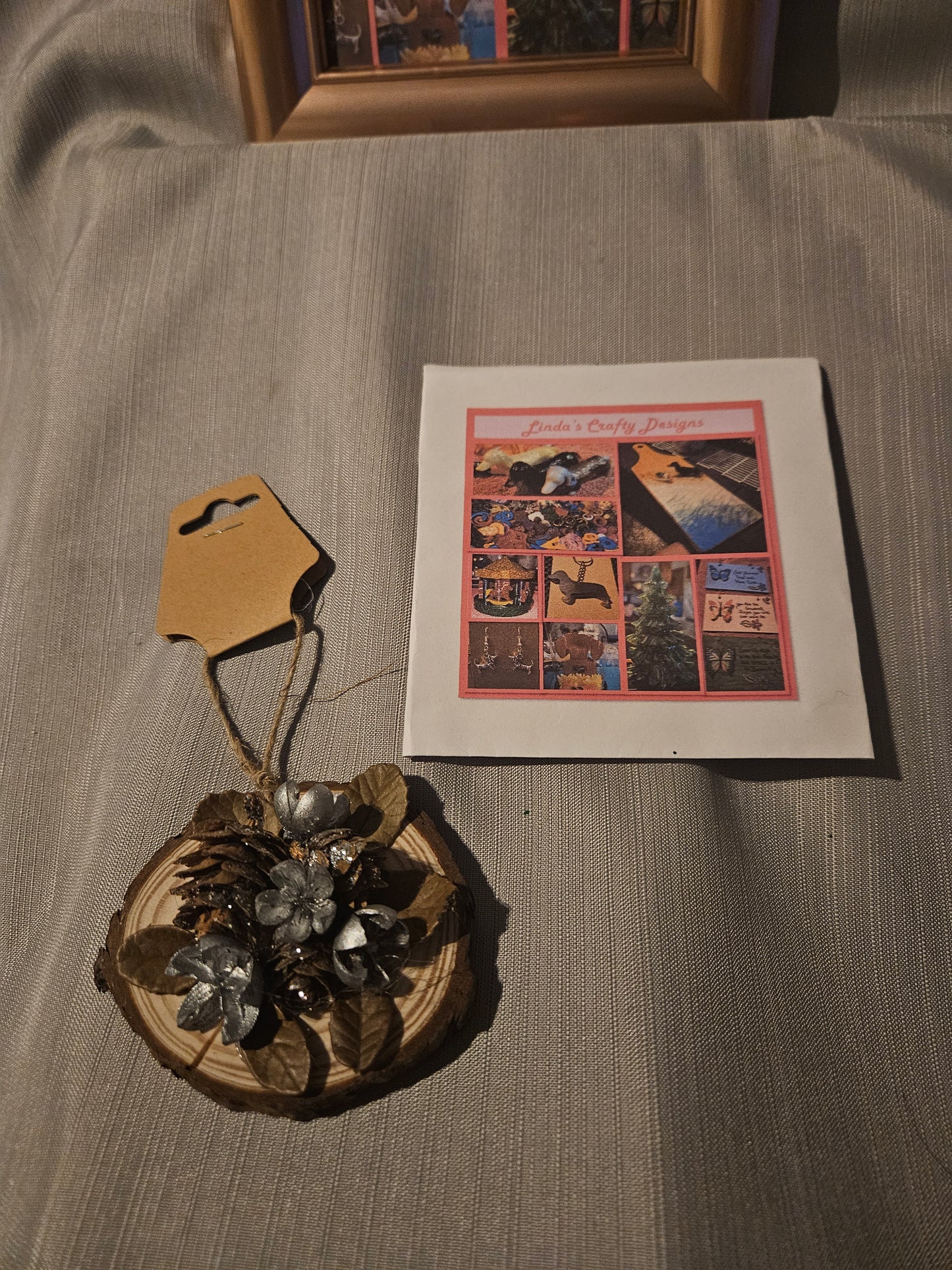 Wood Ornament - Holiday Nature 1 #554