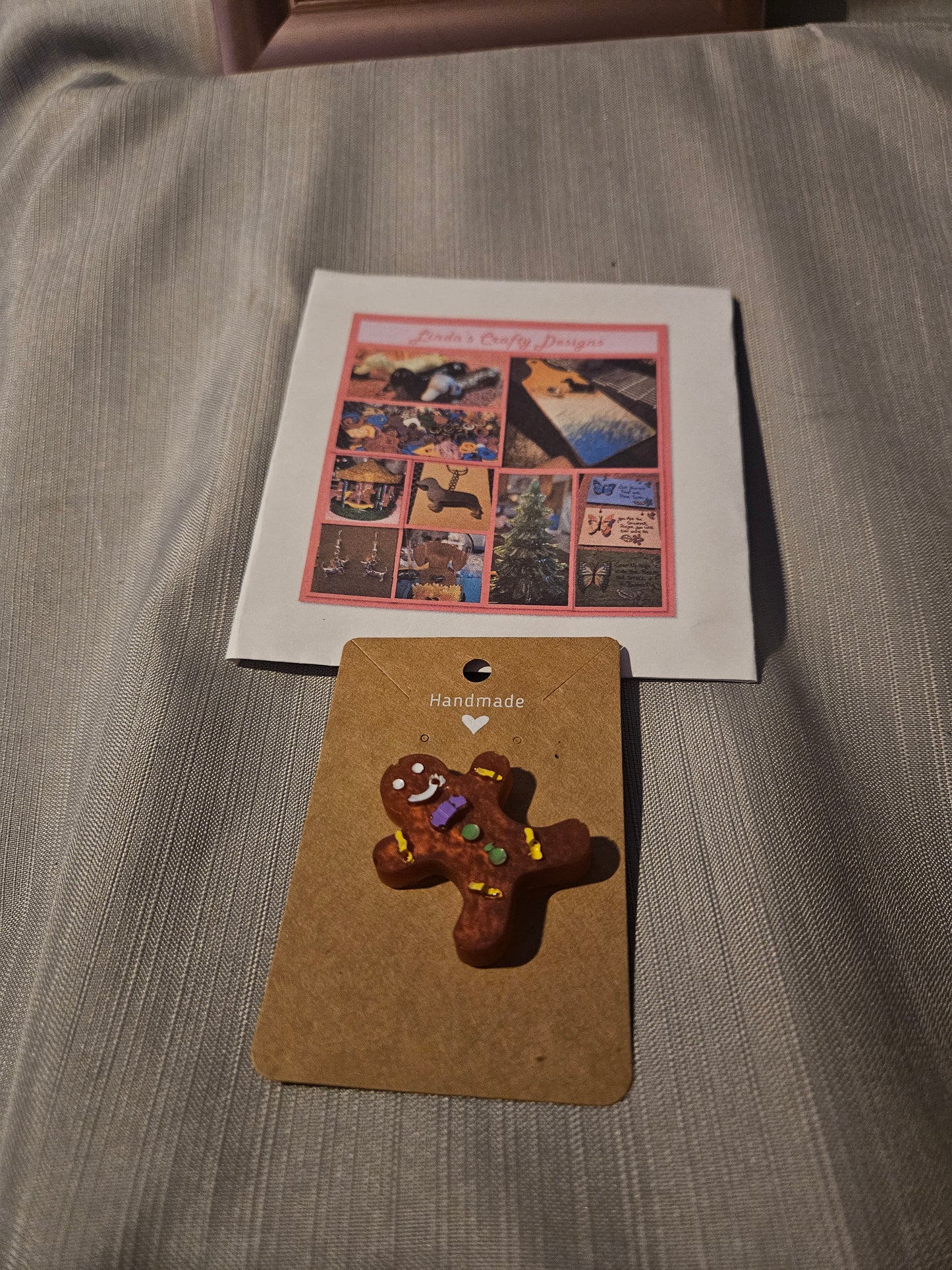 Resin Pin -  Holiday Gingerbread Man #602. 603. 604. 605