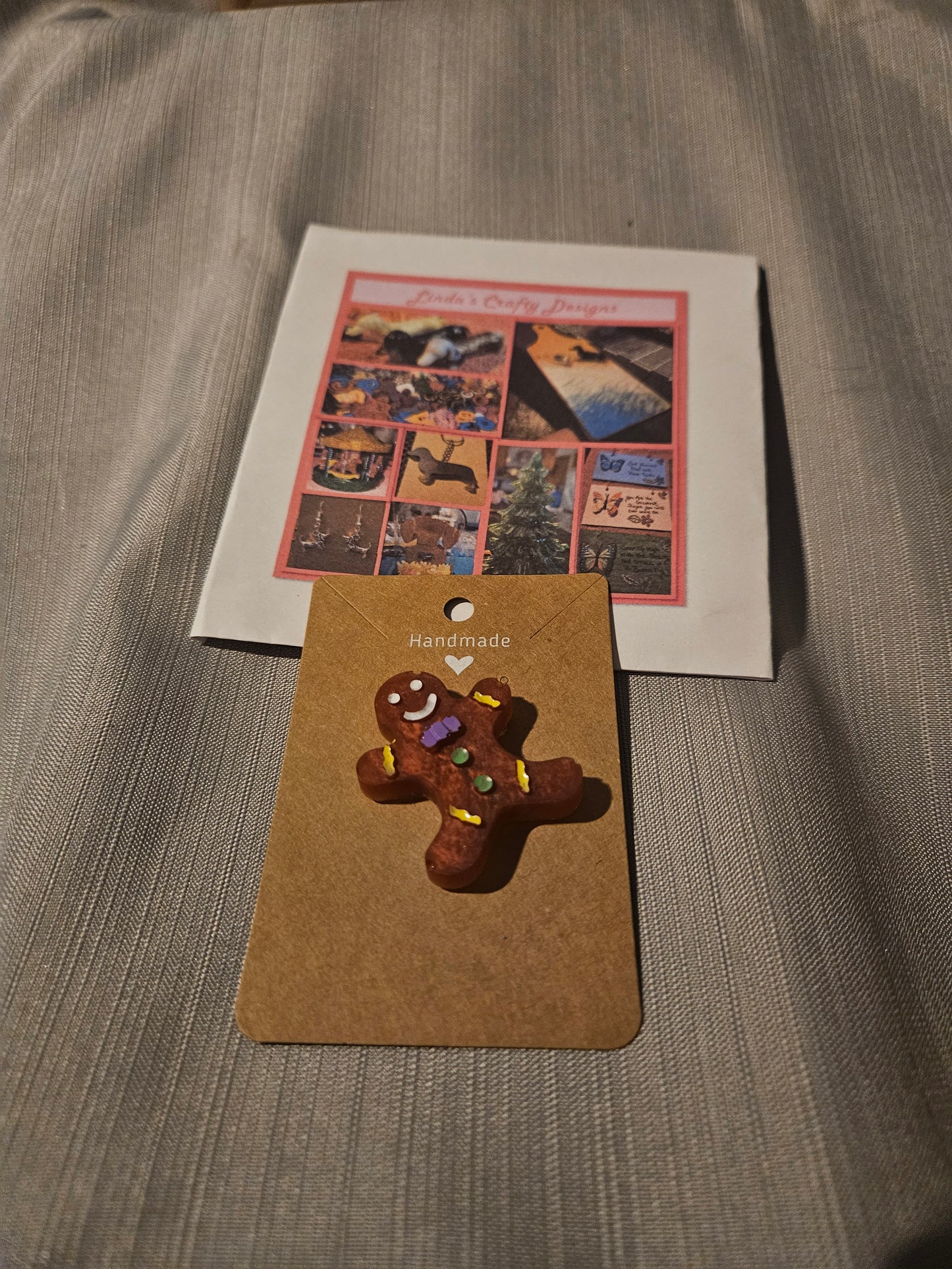 Resin Pin -  Holiday Gingerbread Man #602. 603. 604. 605