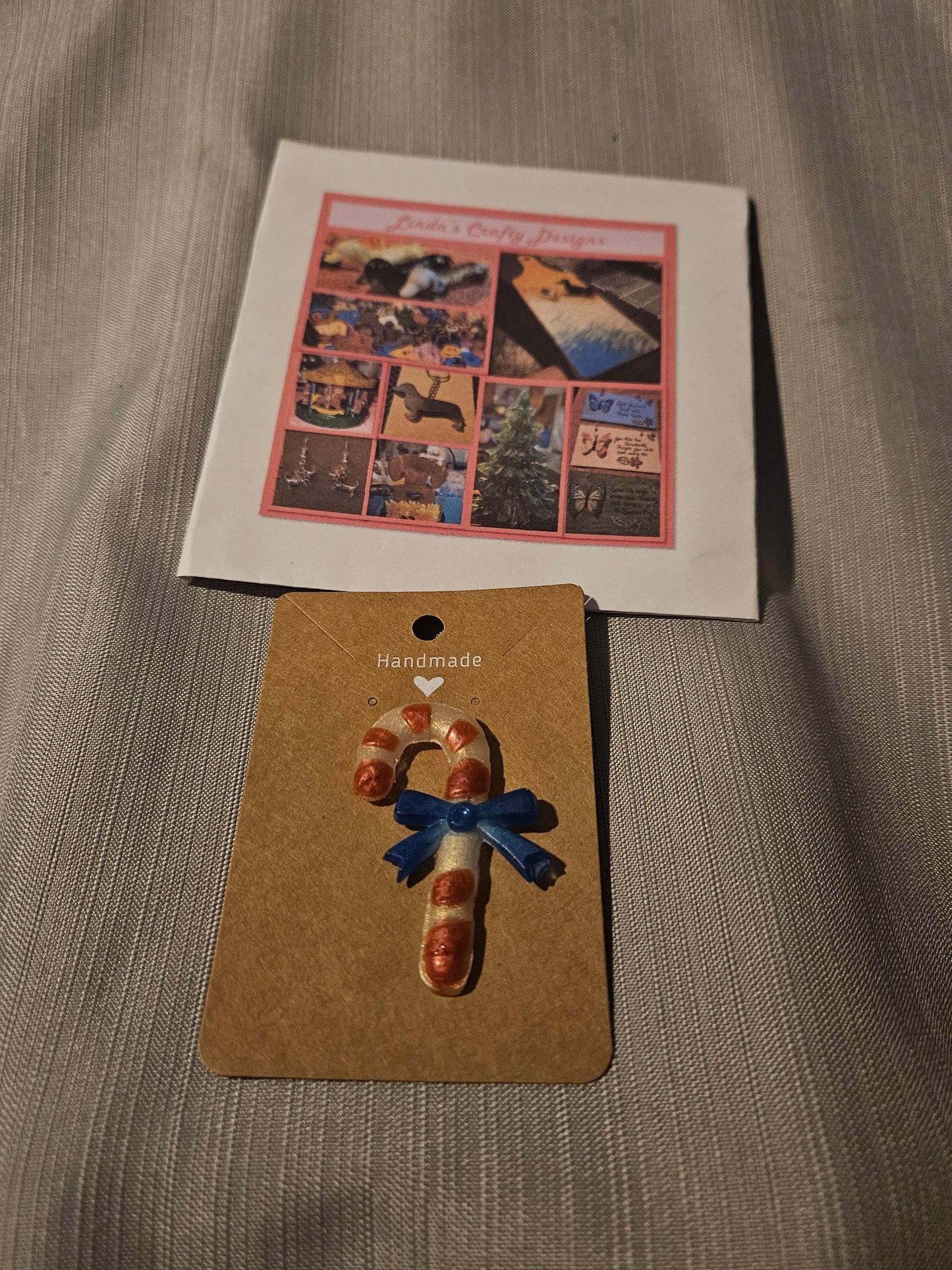 Resin Pin -  Holiday Candy Cane #594. 595. 596