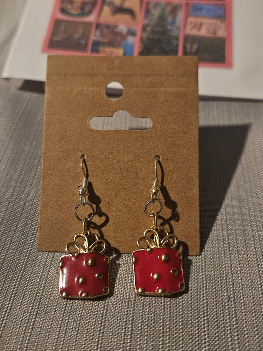 Metal Earrings (Hook) - Holiday Presents #623
