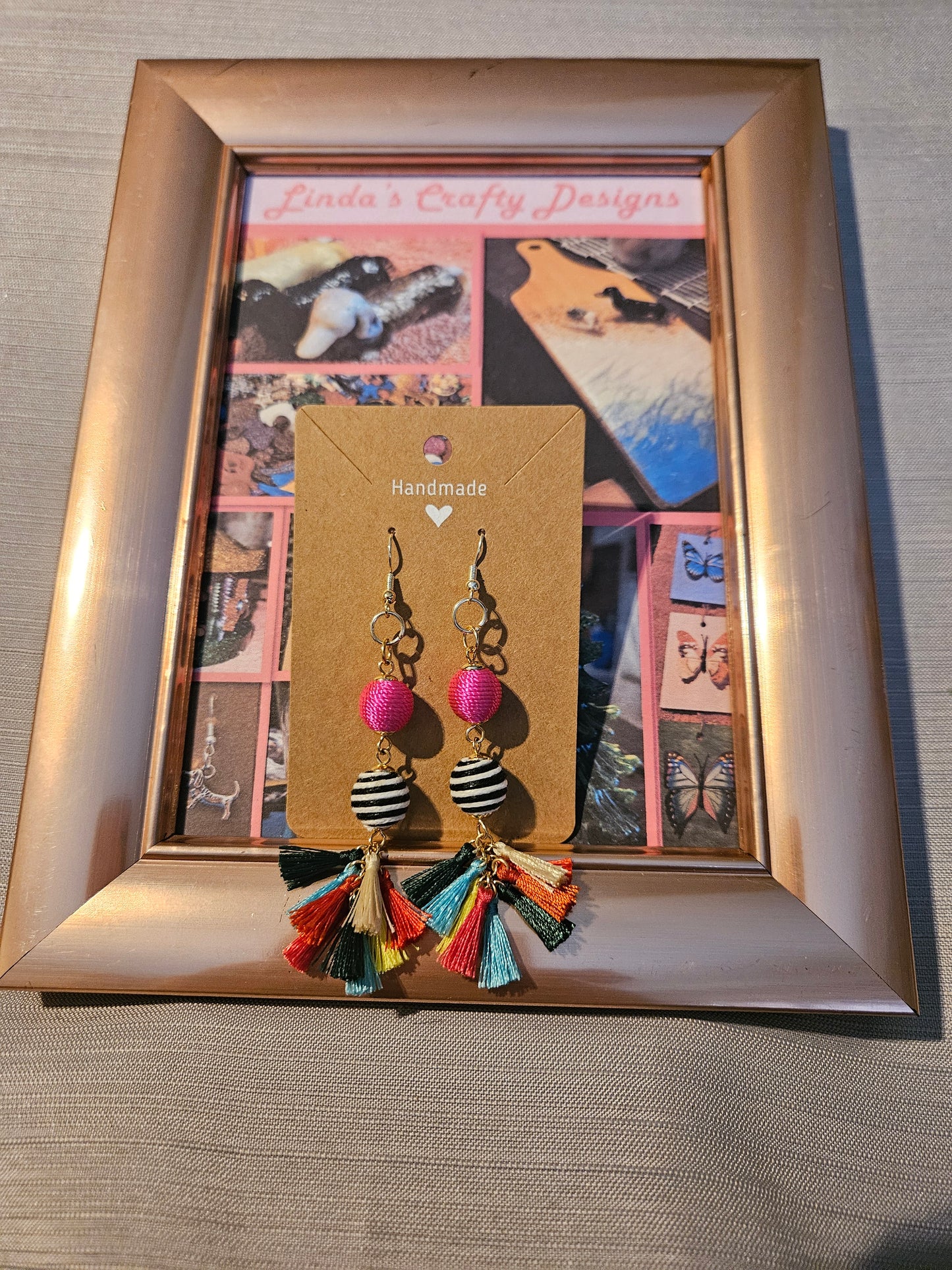 Metal Earrings (Hook) - Dingle Dangles #318